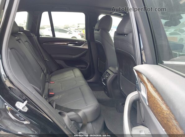 5UXTY3C02M9E60783 2021 BMW X3 Black Widok naklejki z numerem VIN