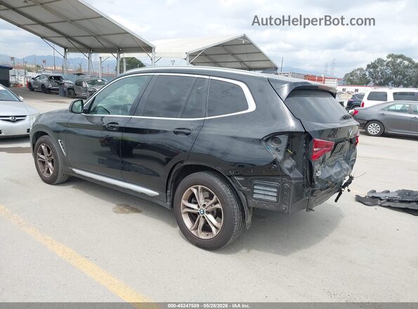 5UXTY3C02M9E60783 2021 BMW X3 Black Tył lewy