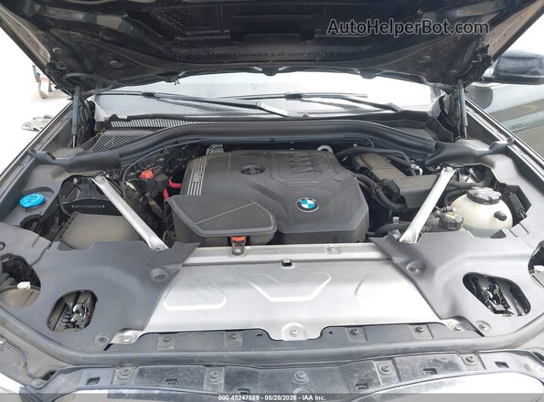 5UXTY3C02M9E60783 2021 BMW X3 Black Widok z tyłu