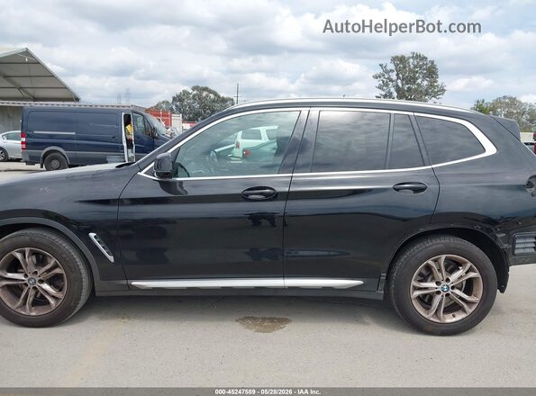 5UXTY3C02M9E60783 2021 BMW X3 Black 