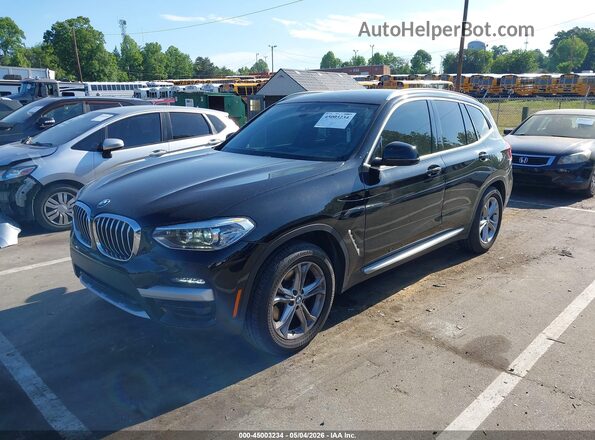 5UXTY3C03L9C63281 2020 BMW X3 Black 