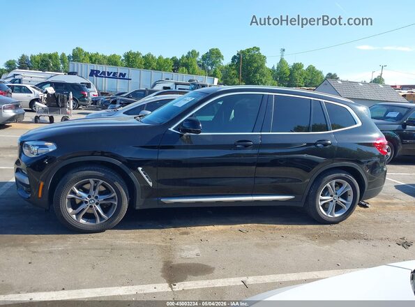 5UXTY3C03L9C63281 2020 BMW X3 Black 