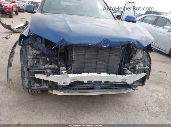 5UXTY3C03M9H85068 2021 BMW X3 Blue Front view