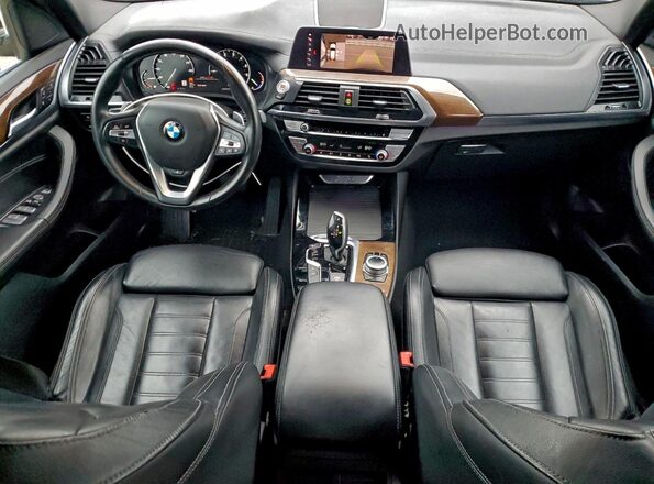 5UXTY3C04L9C04580 2020 BMW X3 Brown Widok deski rozdzielczej