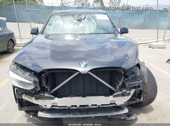 5UXTY3C04LLU70486 2020 BMW X3 Gray Rear interior view