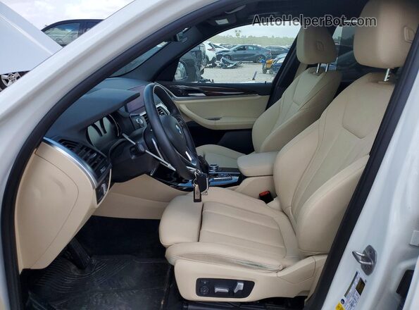 5UXTY3C04M9H13098 2021 BMW X3 White 