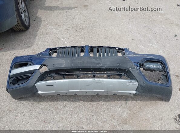 5UXTY3C07L9B31639 2020 BMW X3 Blue Instrument cluster view