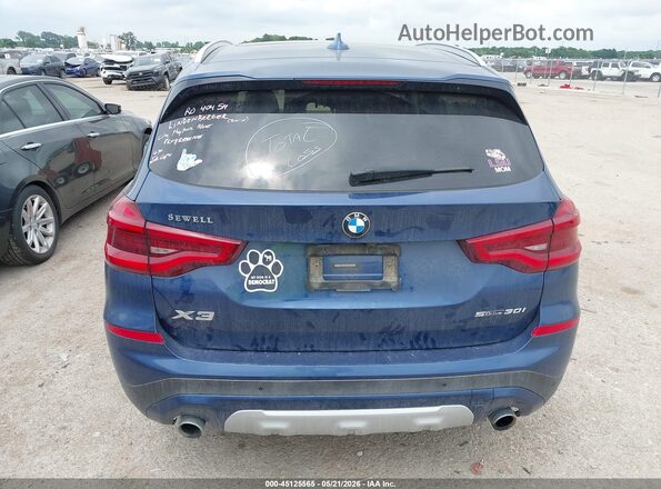 5UXTY3C07L9B31639 2020 BMW X3 Blue 