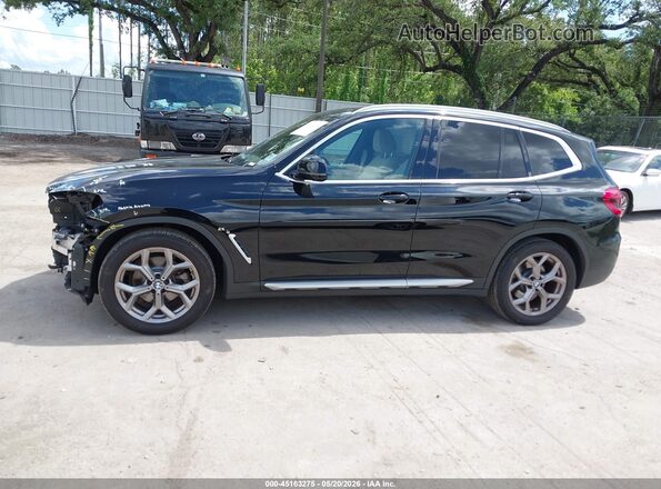 5UXTY3C08M9F36815 2021 BMW X3 Black 