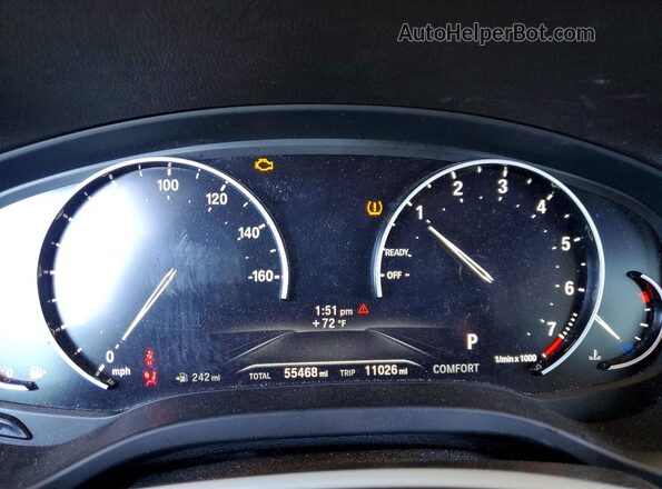 5UXTY3C09M9E19812 2021 BMW X3 Black Vista del cuadro de instrumentos