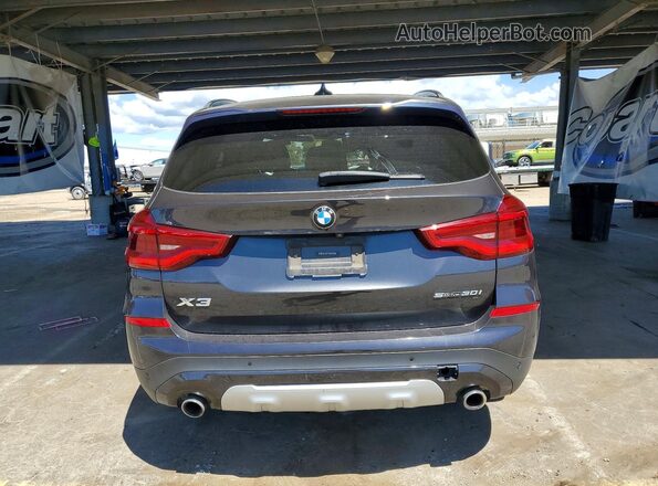 5UXTY3C09M9E19812 2021 BMW X3 Black Vista trasera