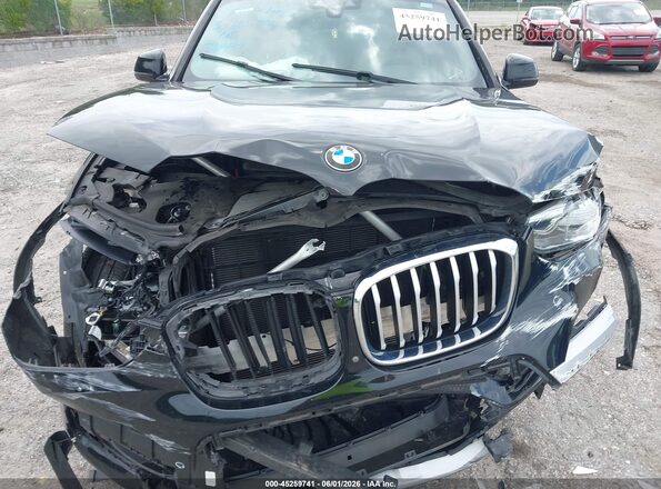 5UXTY3C09M9G01283 2021 BMW X3 Black Vista frontal