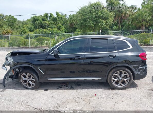 5UXTY3C09M9G01283 2021 BMW X3 Black Vista interior de 360 grados