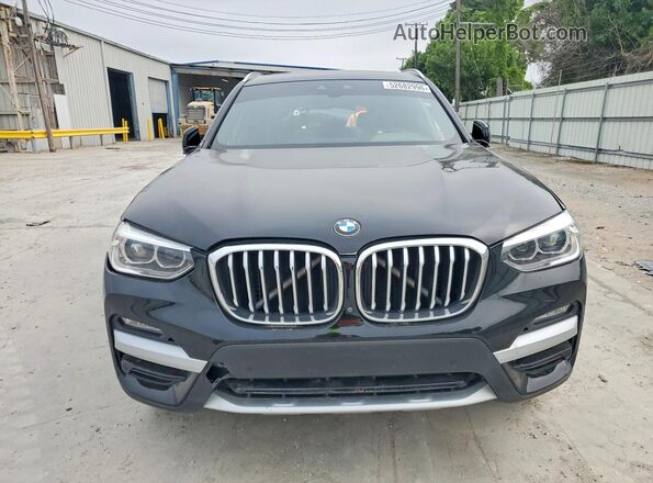 5UXTY3C0XM9F21474 2021 BMW X3 Black Вид спереду