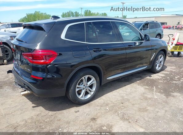 5UXTY5C01LLE57984 2020 BMW X3 Black Rear right
