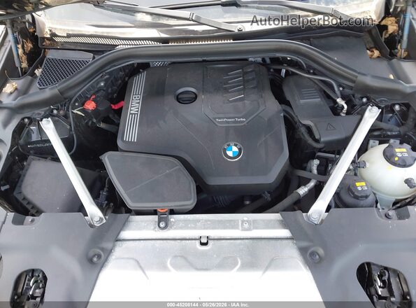 5UXTY5C01LLE57984 2020 BMW X3 Black Rear view