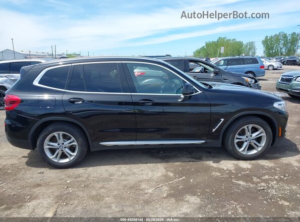5UXTY5C01LLE57984 2020 BMW X3 Black Rear interior view