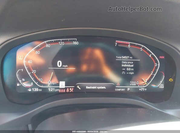 5UXTY5C02M9E41839 2021 BMW X3 Black 