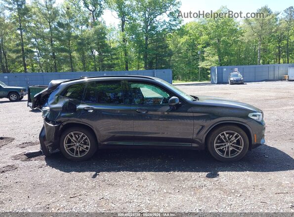 5UXTY5C02M9F26115 2021 BMW X3 Black Սալոնի հետևի տեսք