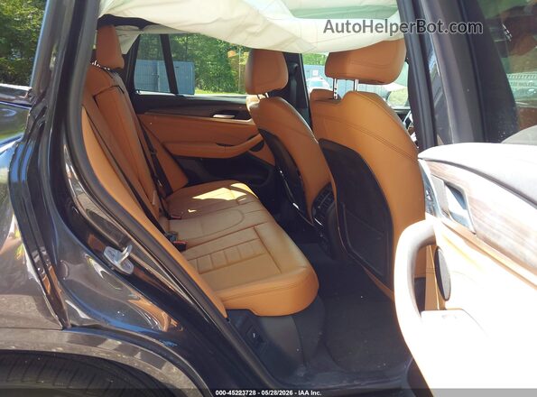 5UXTY5C02M9F26115 2021 BMW X3 Black VIN կոդի պիտակի տեսք