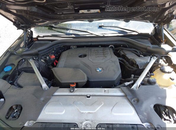 5UXTY5C02M9F26115 2021 BMW X3 Black Հետևի տեսք