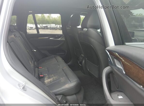 5UXTY5C02M9F40158 2021 BMW X3 Серебряный Вид наклейки с VIN-кодом