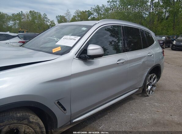 5UXTY5C02M9F40158 2021 BMW X3 Серебряный 
