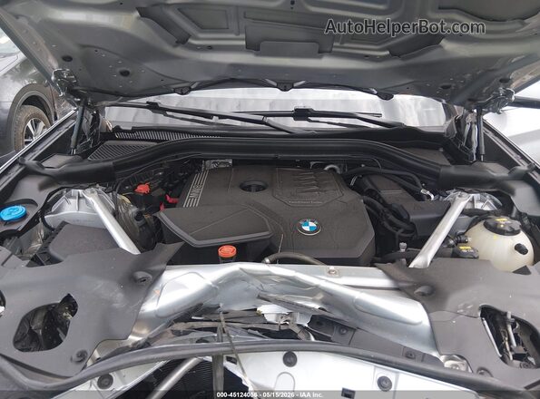 5UXTY5C02M9F40158 2021 BMW X3 Серебряный Вид сзади