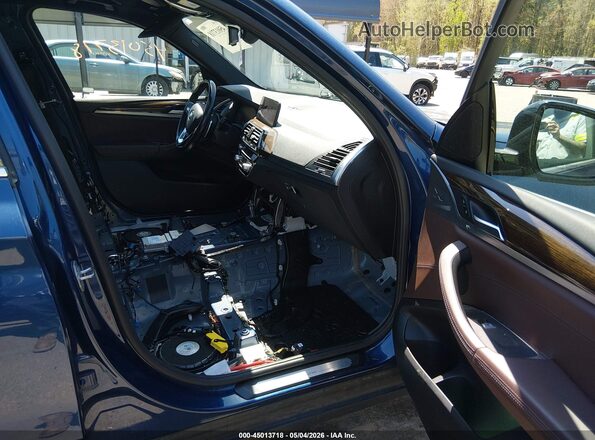 5UXTY5C03LLT33440 2020 BMW X3 Blue 
