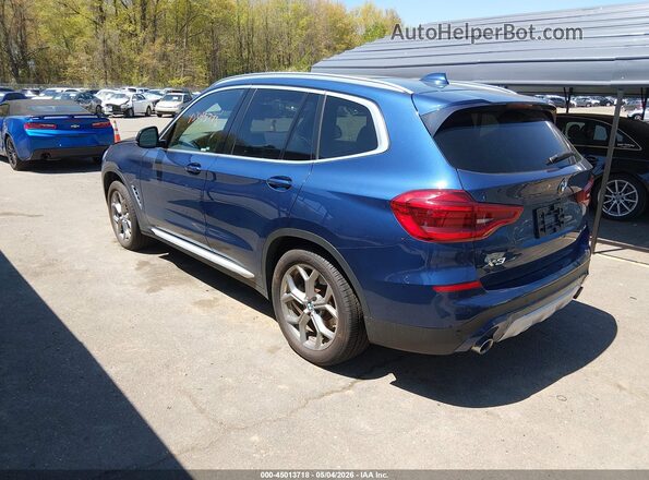 5UXTY5C03LLT33440 2020 BMW X3 Blue 