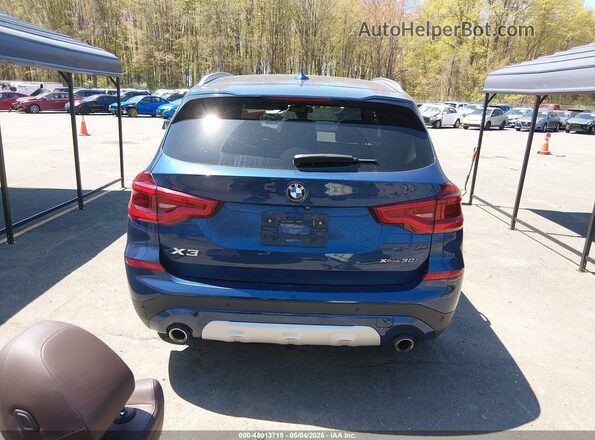 5UXTY5C03LLT33440 2020 BMW X3 Blue 