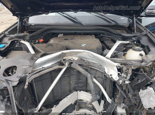 5UXTY5C04M9G61225 2021 BMW X3 Black Вид ззаду