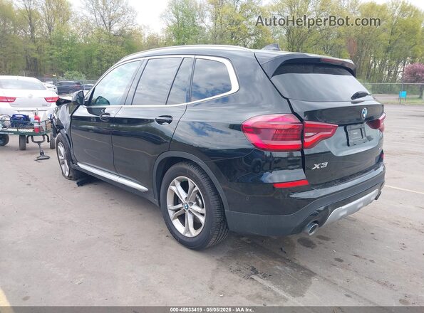 5UXTY5C04M9G61225 2021 BMW X3 Black Задня ліва чверть