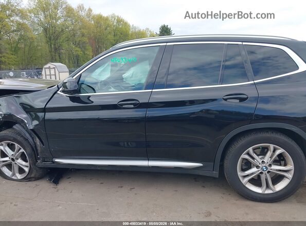 5UXTY5C04M9G61225 2021 BMW X3 Black Панорамний вид салону 360°