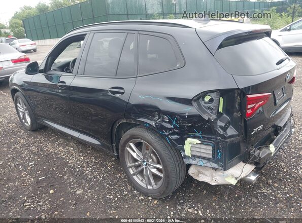 5UXTY5C05L9B95691 2020 BMW X3 Черный Задняя левая четверть