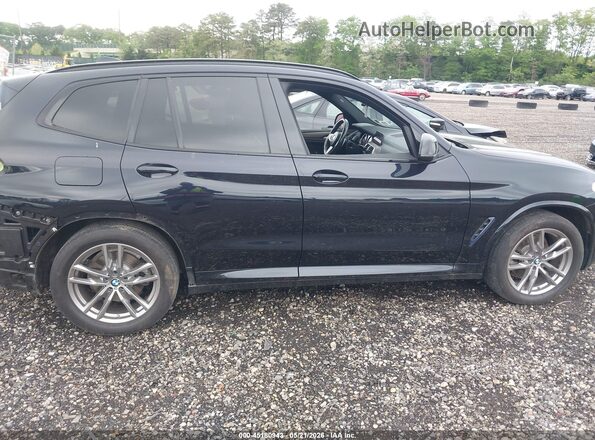 5UXTY5C05L9B95691 2020 BMW X3 Черный Вид задней части салона
