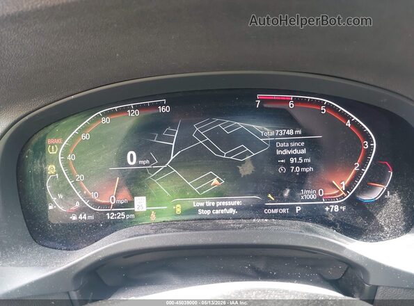 5UXTY5C05L9D56556 2020 BMW X3 Серый Вид задних сидений