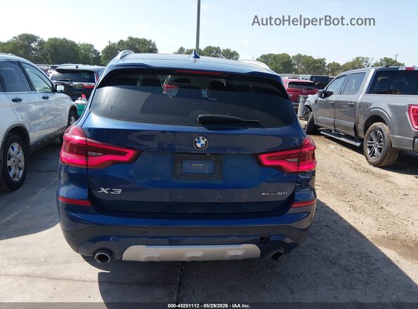 5UXTY5C05LLT34475 2020 BMW X3 Blue 