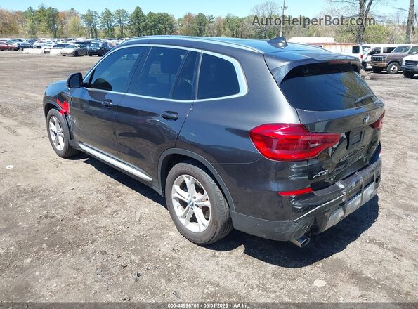 5UXTY5C06M9D71567 2021 BMW X3 Gray Trasero izquierdo