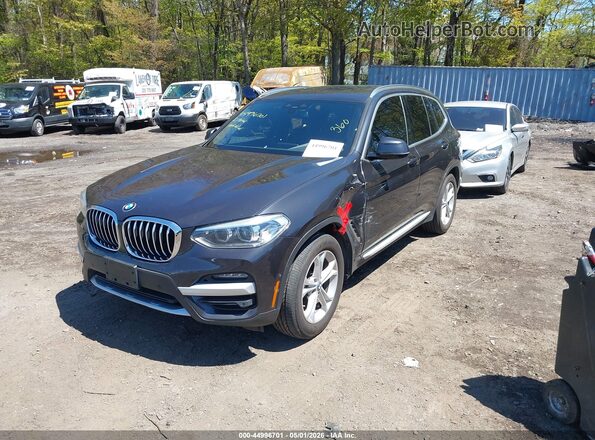 5UXTY5C06M9D71567 2021 BMW X3 Gray Vista tres cuartos delantera izquierda