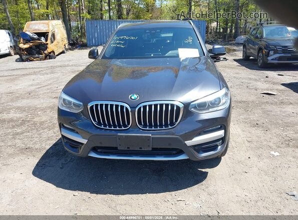 5UXTY5C06M9D71567 2021 BMW X3 Gray Vista del cuadro de instrumentos