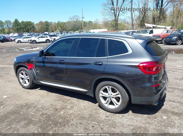 5UXTY5C06M9D71567 2021 BMW X3 Gray Vista interior de 360 grados