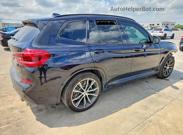 5UXTY5C07L9C15102 2020 BMW X3 Black Rear right
