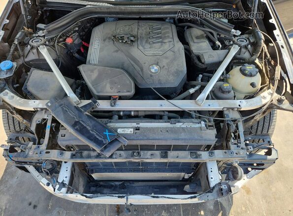 5UXTY5C07L9C15102 2020 BMW X3 Black Engine compartment view