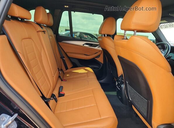 5UXTY5C07L9C15102 2020 BMW X3 Black Rear interior view