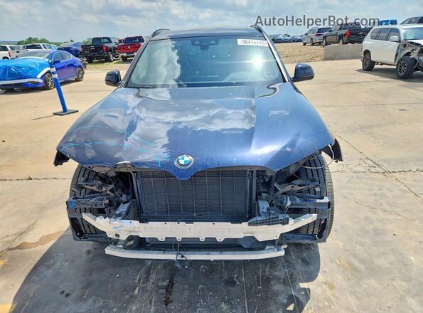 5UXTY5C07L9C15102 2020 BMW X3 Black Front view