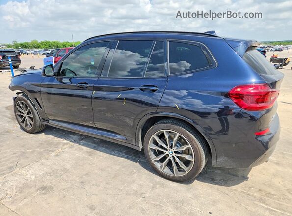 5UXTY5C07L9C15102 2020 BMW X3 Black Rear left