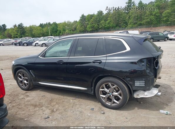 5UXTY5C07M9E69121 2021 BMW X3 Black 