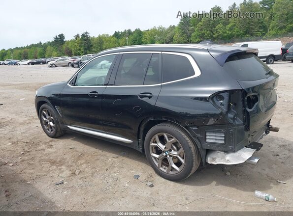 5UXTY5C07M9E69121 2021 BMW X3 Black 