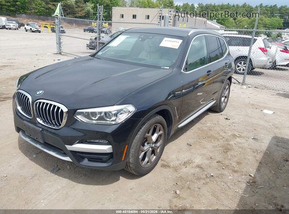 5UXTY5C07M9E69121 2021 BMW X3 Black 